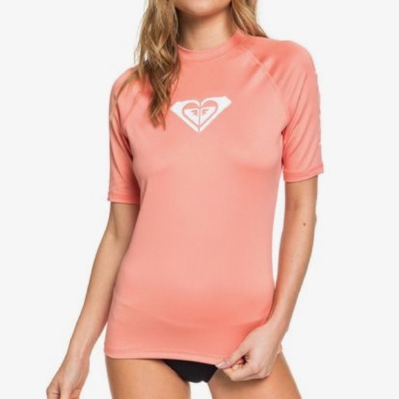 Roxy Whole Hearted - Short Sleeve UPF 50 Rash Vest for Women - Picture 1 of 5
